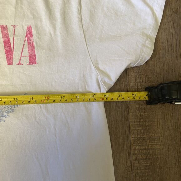 Nirvana Live 93 White Short Sleeve T-Shirt Unisex Size XL - Picture 7 of 7